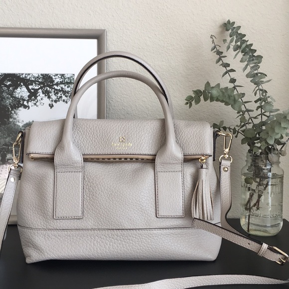kate spade Handbags - Kate spade grey handbag shoulder bag